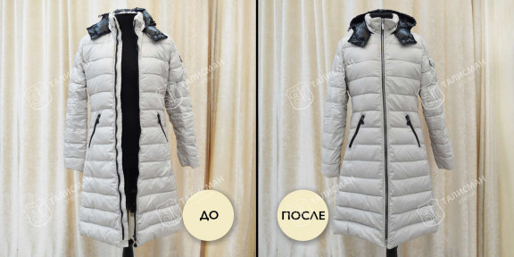 Замена молний на пальто – фото работ наших мастеров до и после – photo3