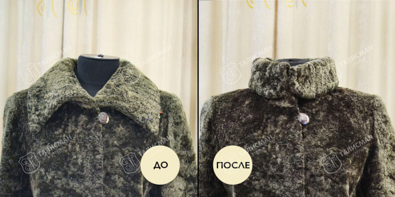 Отделываем пальто мехом до и после – photo3