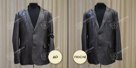Укорачивание и подшив кожаных курток – фото работ наших мастеров до и после – photo1