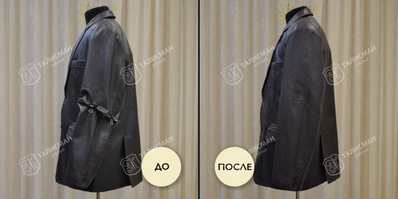 Укорачиваем кожаные куртки до и после – photo2