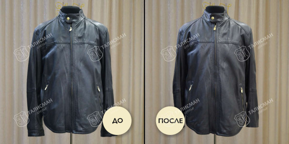 Укорачиваем кожаные куртки до и после – photo3