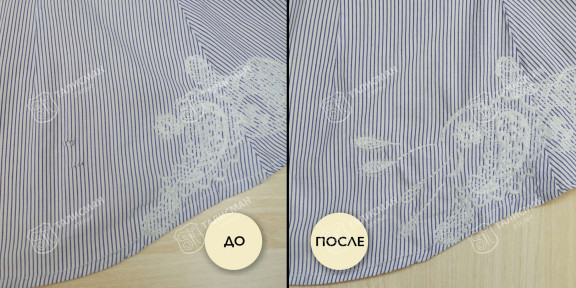 Машинная вышивка – фото работ наших мастеров до и после – photo2
