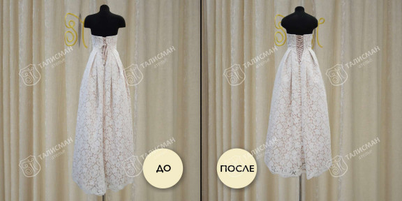 Ремонт свадебных платьев – фото работ наших мастеров до и после – photo3