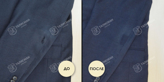 Художественная штопка пиджаков до и после – photo3