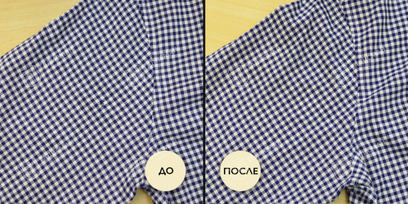 Художественная штопка рубашек до и после – photo1