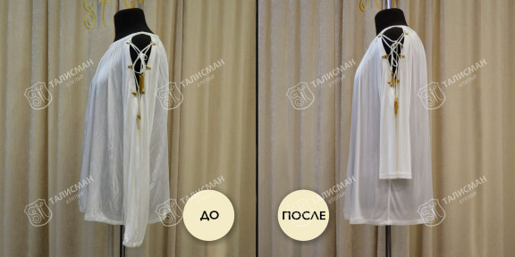 Укорачиваем и подшиваем блузки до и после – photo2