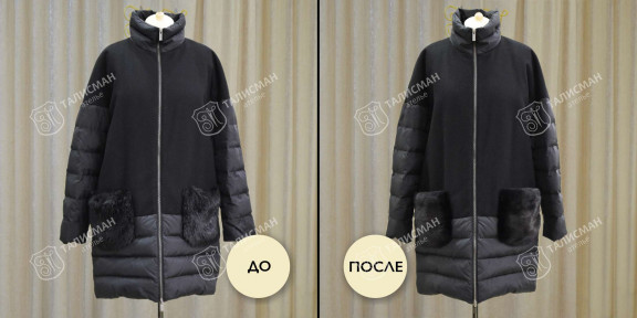 Отделываем пальто мехом до и после – photo2