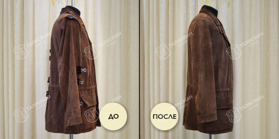 Подгонка кожаной куртки до и после – photo3