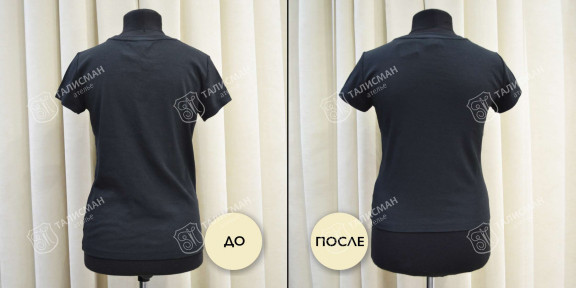 Укорачивание и подшив футболок – фото итогов нашей работы до и после – photo3