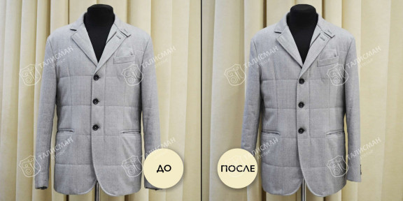 Укорачиваем и подшиваем куртки до и после – photo2