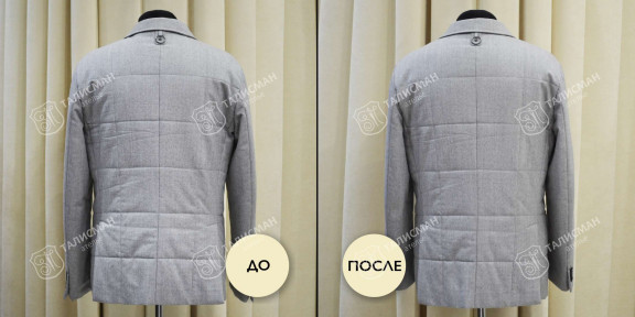 Укорачиваем и подшиваем куртки до и после – photo1