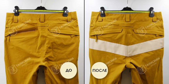 Ремонт одежды из мембранной ткани GORE-TEX до и после – photo1