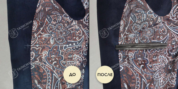 Пришиваем и вшиваем детали к пиджаку до и после – photo1