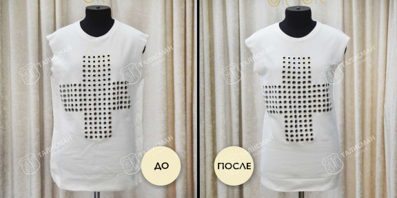 Ушивание футболок по фигуре – фото итогов нашей работы до и после – photo2