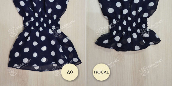 Укорачиваем и подшиваем блузки до и после – photo1