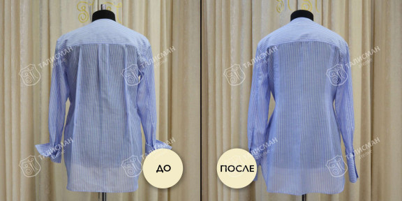 Подгонка блузок по фигуре – фото работ наших мастеров до и после – photo1