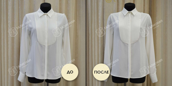 Ушивание блузок по фигуре – фото работ наших мастеров до и после – photo3