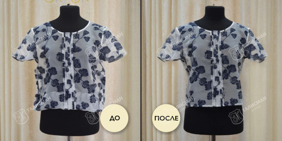 Ушиваем и заужаем блузки по фигуре до и после – photo3
