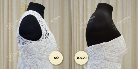 Ушивание свадебных платьев по фигуре – фото итогов нашей работы до и после – photo3