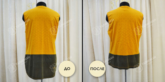 Укорачивание и подшив футболок – фото итогов нашей работы до и после – photo2